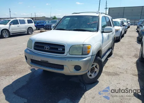 2002 Toyota Sequoia Sr5 V8 from USA, damaged, VIN 5TDZT34A72S130621